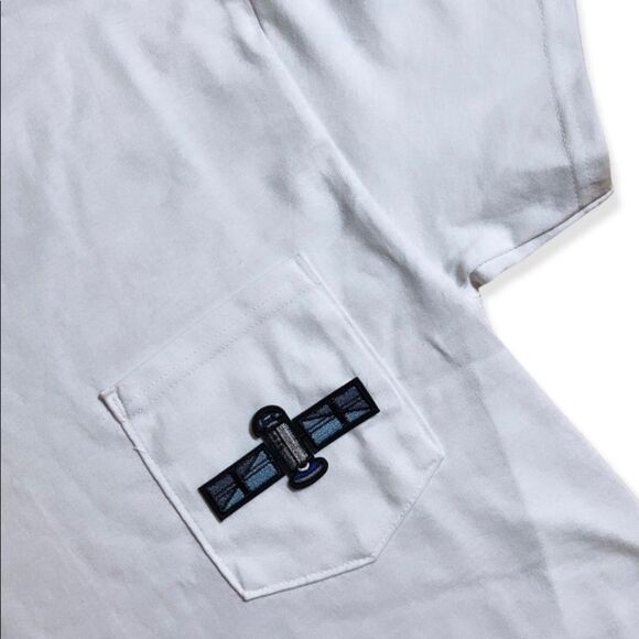 NWT Wool + Pepper Co. Satellite Unisex Pocket Tee - Picture 2 of 6